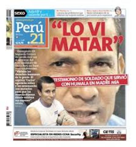 Ollanta Humala tiene  denuncias por caso Madre Mia