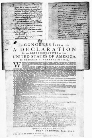 Declaration of Independence:Purpose and Contents