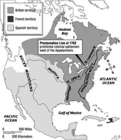 French and Indian War Effects - Proclamation