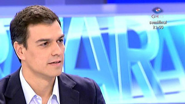 Pedro Sánchez en el programa de Ana Rosa