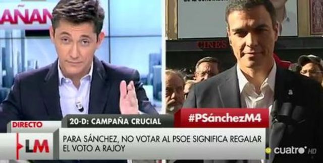 Pedro Sánchez en Las Mañanas de Cuatro
