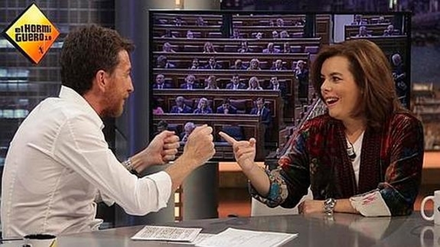 Soraya invitada en El Hormiguero