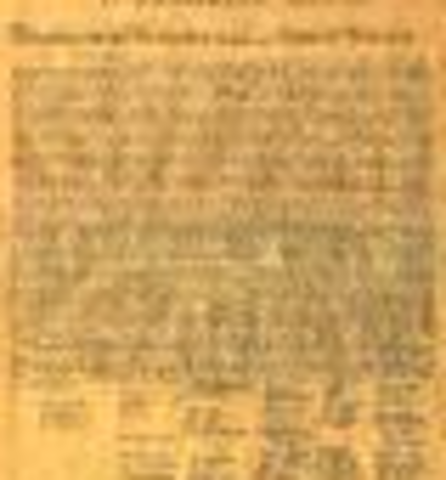 Declaration of independence