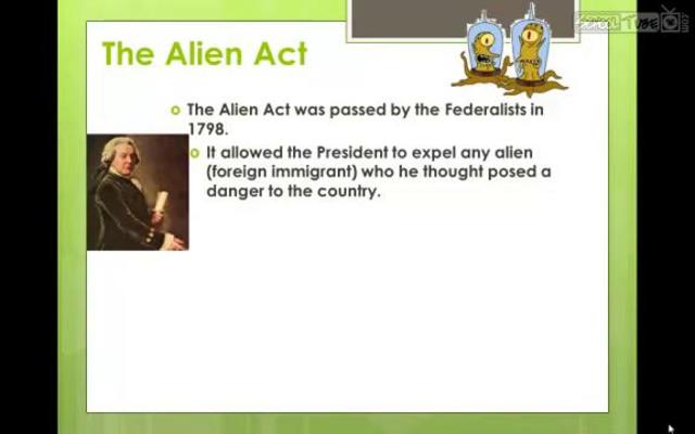 Alien and Sedition Act