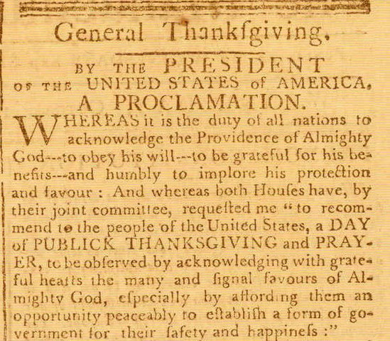 Washington's Neutrality Proclamation