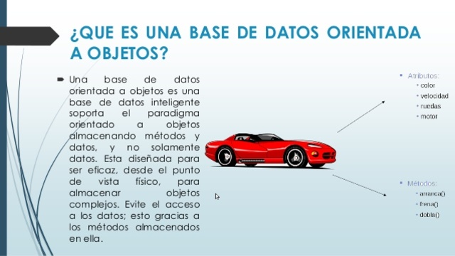 Base de Datos Orientada a Objetos