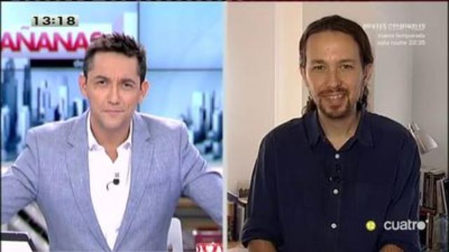 Pablo Iglesias en Las Mañanas de Cuatro