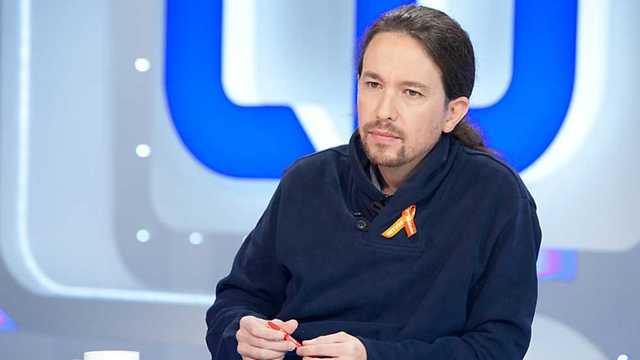 Pablo Iglesias desayuna en TVE