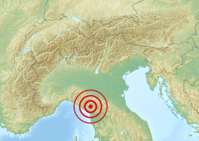 Garfagnana earthquake