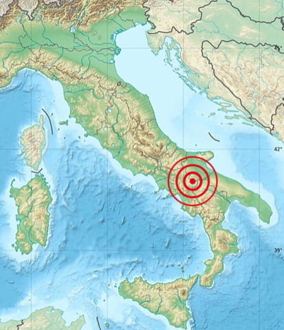 Irpinia earthquakes