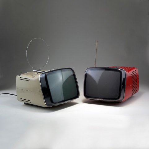 Le Téléviseur TV Algol a écran incliné 1964 Zanusso & Sapper