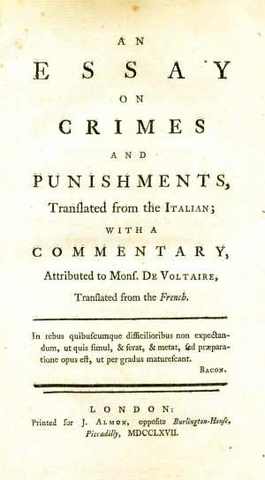 On crimes and punishments