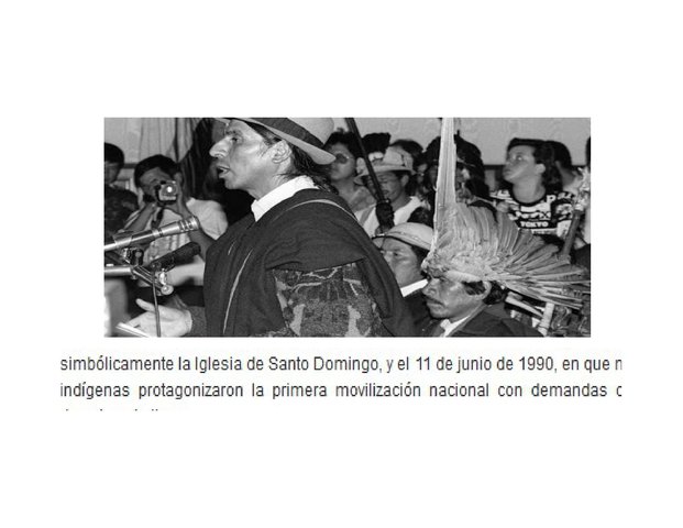 PRIMER LEVANTAMIENTO INDIGENA