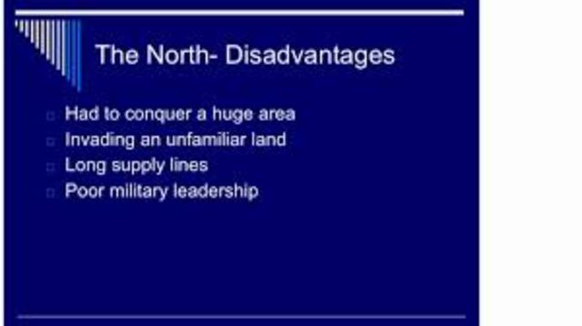 Civil War:North Weaknesses