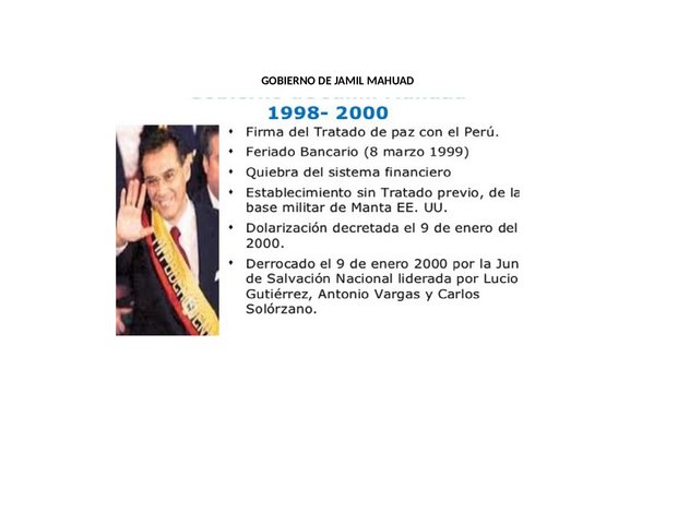 PRESIDENCIA DE JAMIL