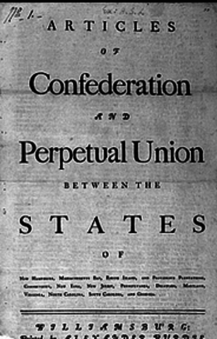 Articles of Confederation: First Constitution