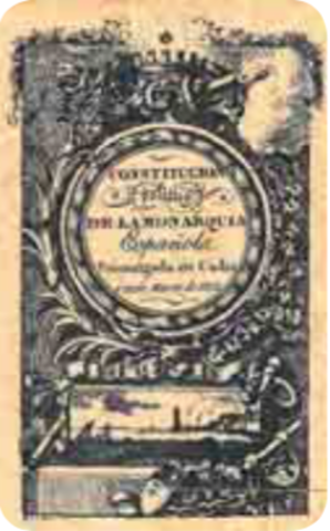 Constitucion de la Monarquia Española