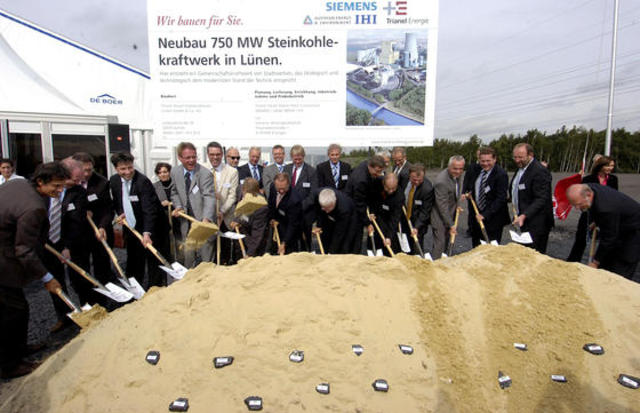 Trianel-Kraftwerk: Spatenstich für 1,4 Milliarden-Projekt