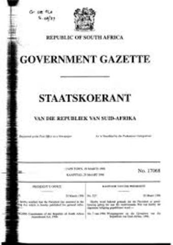 Signed Constitution