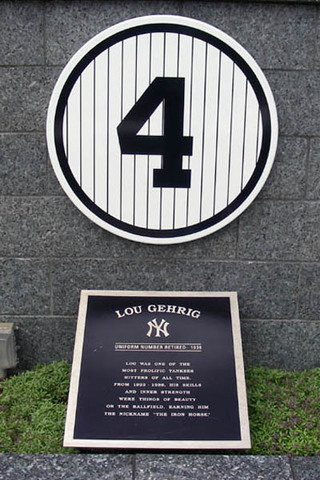 Lou Gherig' Number Retired