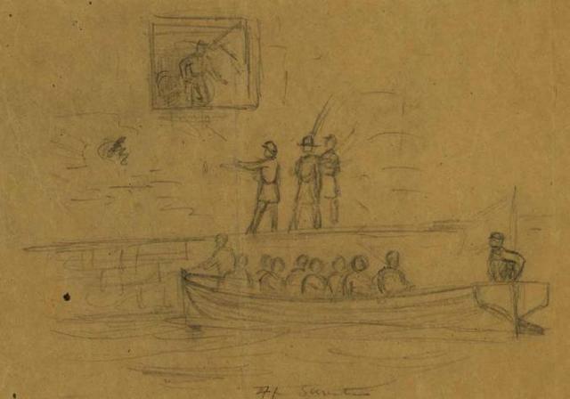 Major Anderson goes to Fort Sumter.