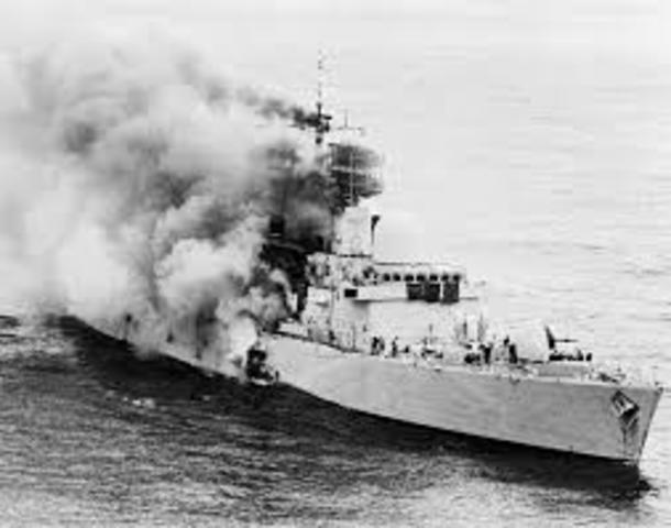 HMS Sheffield Sinks