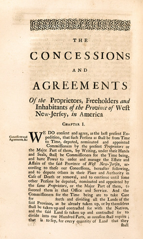 The New Jersey Agreement