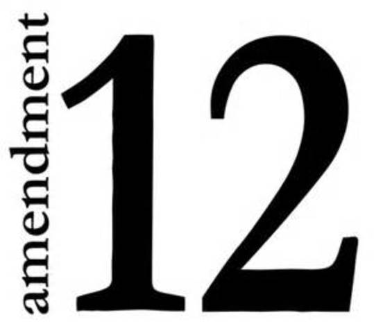 12th Amendment Ratified