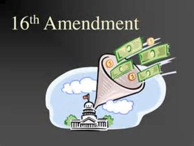 16th Amendment Ratified