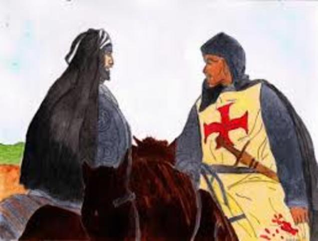 Saladin and Richard the Lion Hearted.