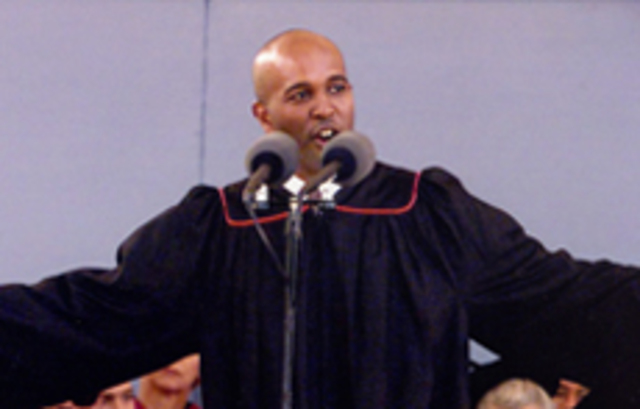 Mawi delivered the commencement address at his graduation from Harvard