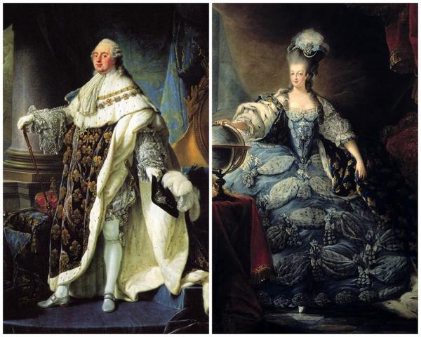 Bankers refuse to lend money to the gevernment and Louis XVI and Marie Antoinette