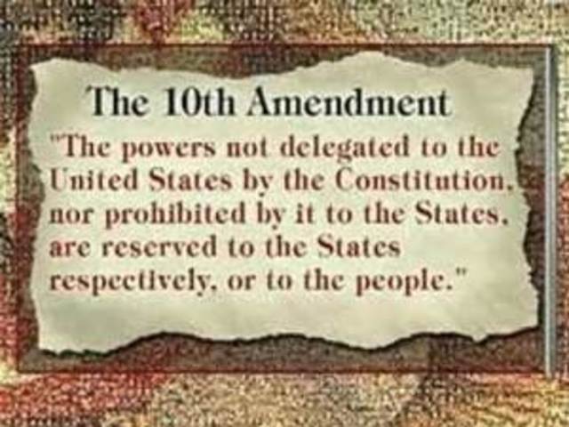 Tenth (10th) Amendment