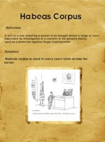 Habeas corpus