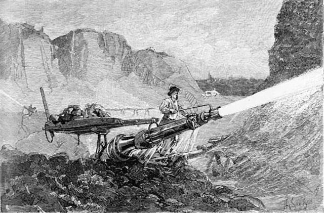 Invention of Hydraulic Mining