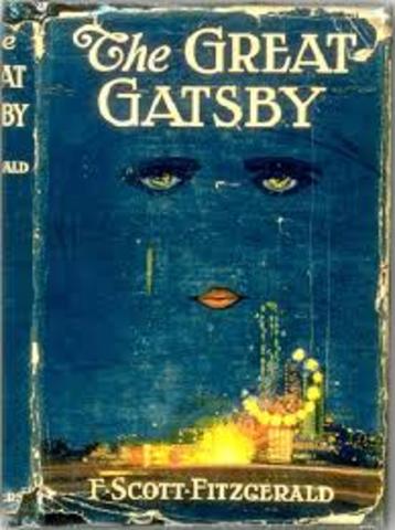 The Great Gatsby published by F. Scott Fitzgerald