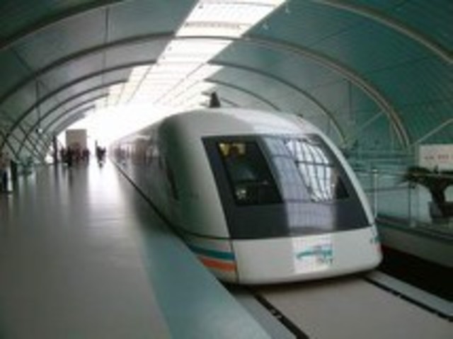 The Shanghai Maglev Train fastest train in the world\