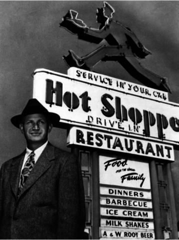 Bill becomes sole owner of Hot Shoppes