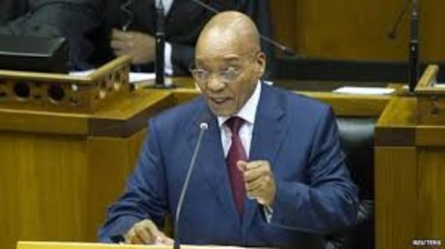 President Zuma Announces