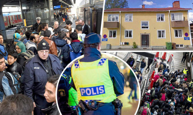 Community torn apart as arrival of migrants prompts  running battles in the streets