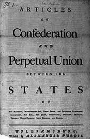 The Articles of the Confederation-the First Constitution