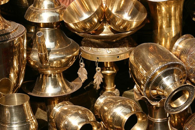 Japanese stole brassware