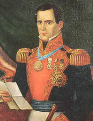 Santa Anna takes control