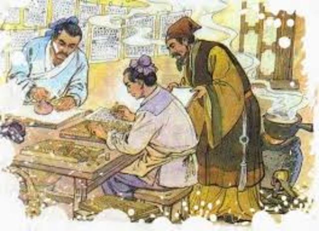 el primer ús conegut de la impremta, a Corea