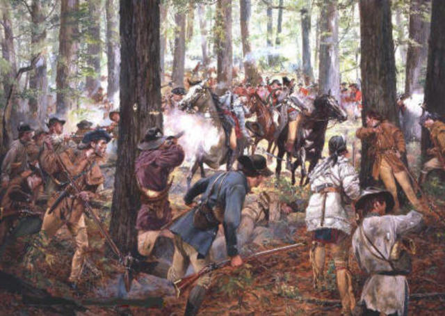 Partisans win battle of kings mountain.