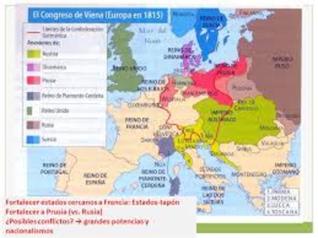 El Cogreso de Viena: La reorganización del mapa europeo (II)