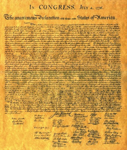 Declaration of independence