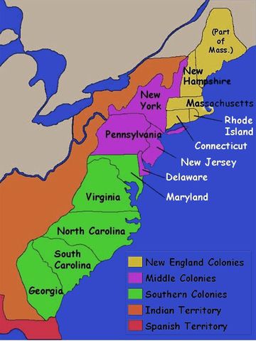 13 Colonies Founded