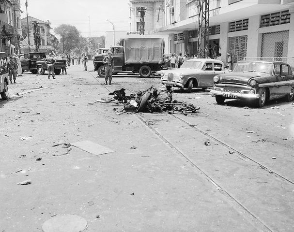 Terrorist Bombings Rock Saigon