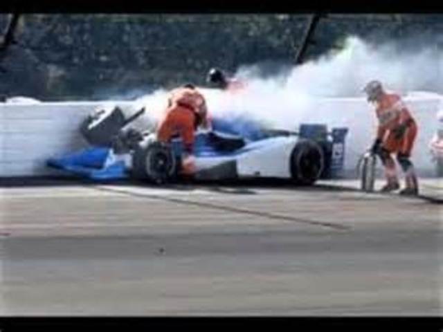 Justin Wilson Pacho Indy Car Weck